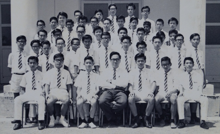 Class Photo of 3B Sc (1965) with Form Teacher, Mr Ng Kim Beng. 